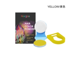 Tinte compacto amarillo para el cabello
