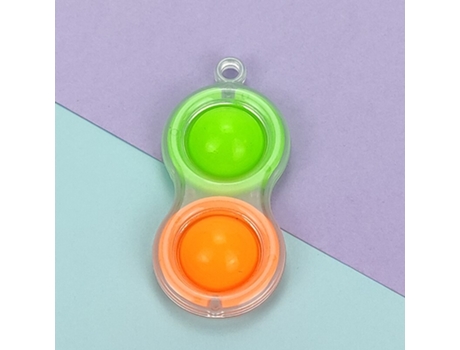 Simpl gantungan kunci peredup aksesori jimat mainan untuk pria wanita anak-anak sederhana gantungan kunci antistress cincin hadiah mainan fidget