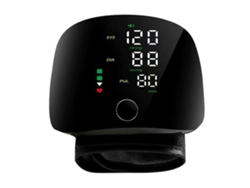 Monitor de presión arterial de muñeca con memoria para 198 lecturas y monitor automático de presión arterial para uso doméstico.