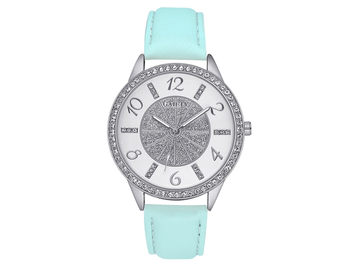 Reloj De Pulsera Casual De Cuarzo Zhoulianfa Con Correa De Cuero Rosa (tres Ojos, Seis Pines)