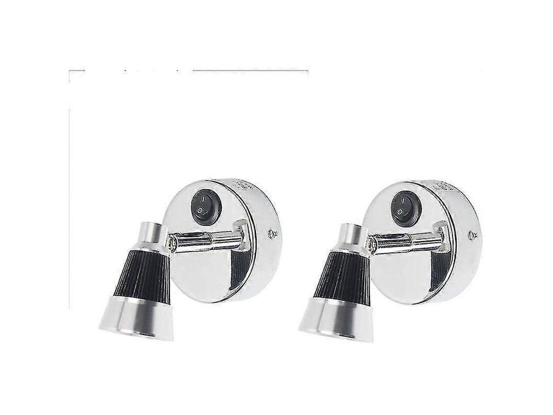 Interruptor de luz de lectura LED de 12 V para autocaravanas, caravanas y barcos con luz cálida Xixi Nostalgia88