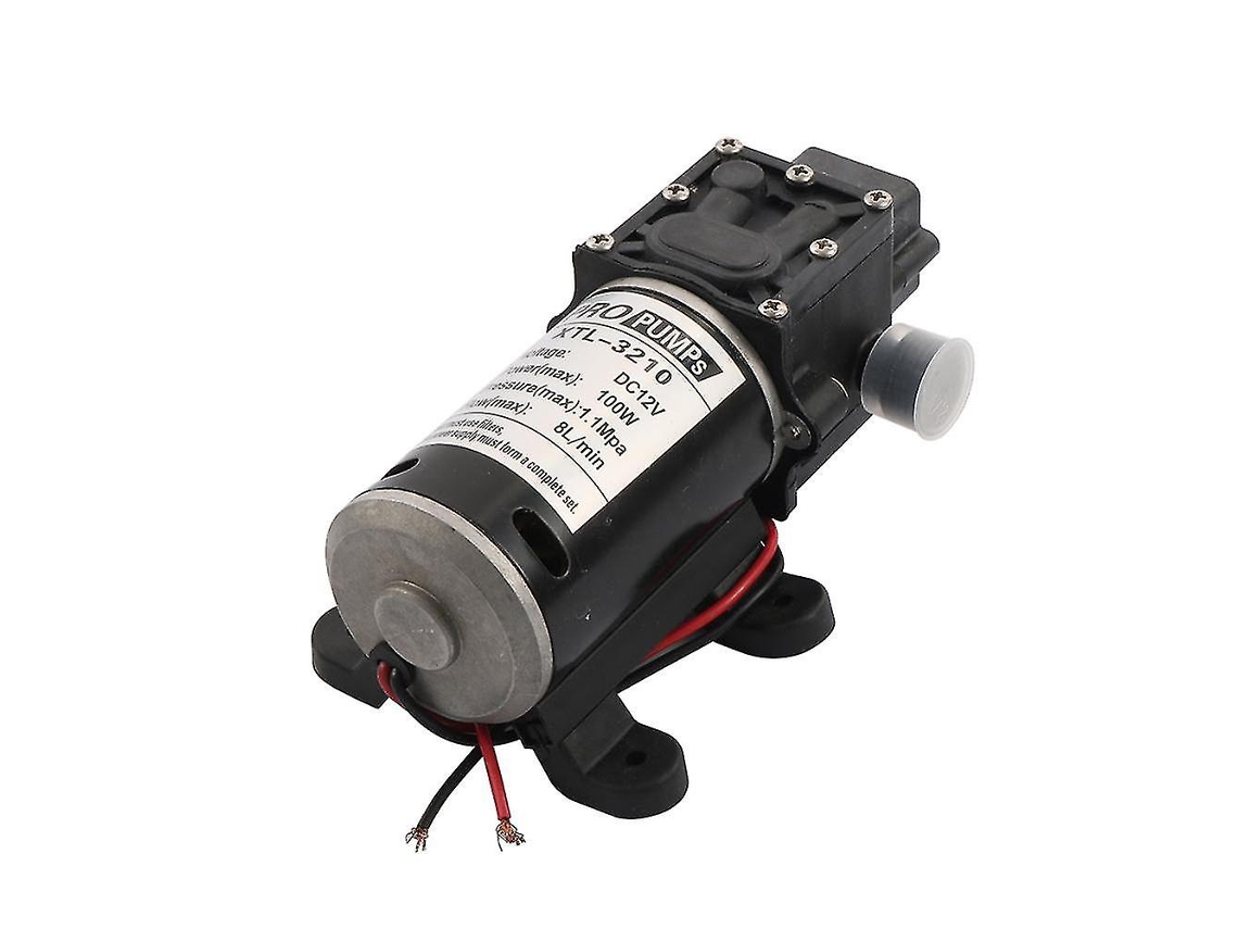 Bomba de agua de diafragma Dc12v 100w, alta presión, para riego de jardines, lavado de autos, pulverización y antirreflujo eléctrico.
