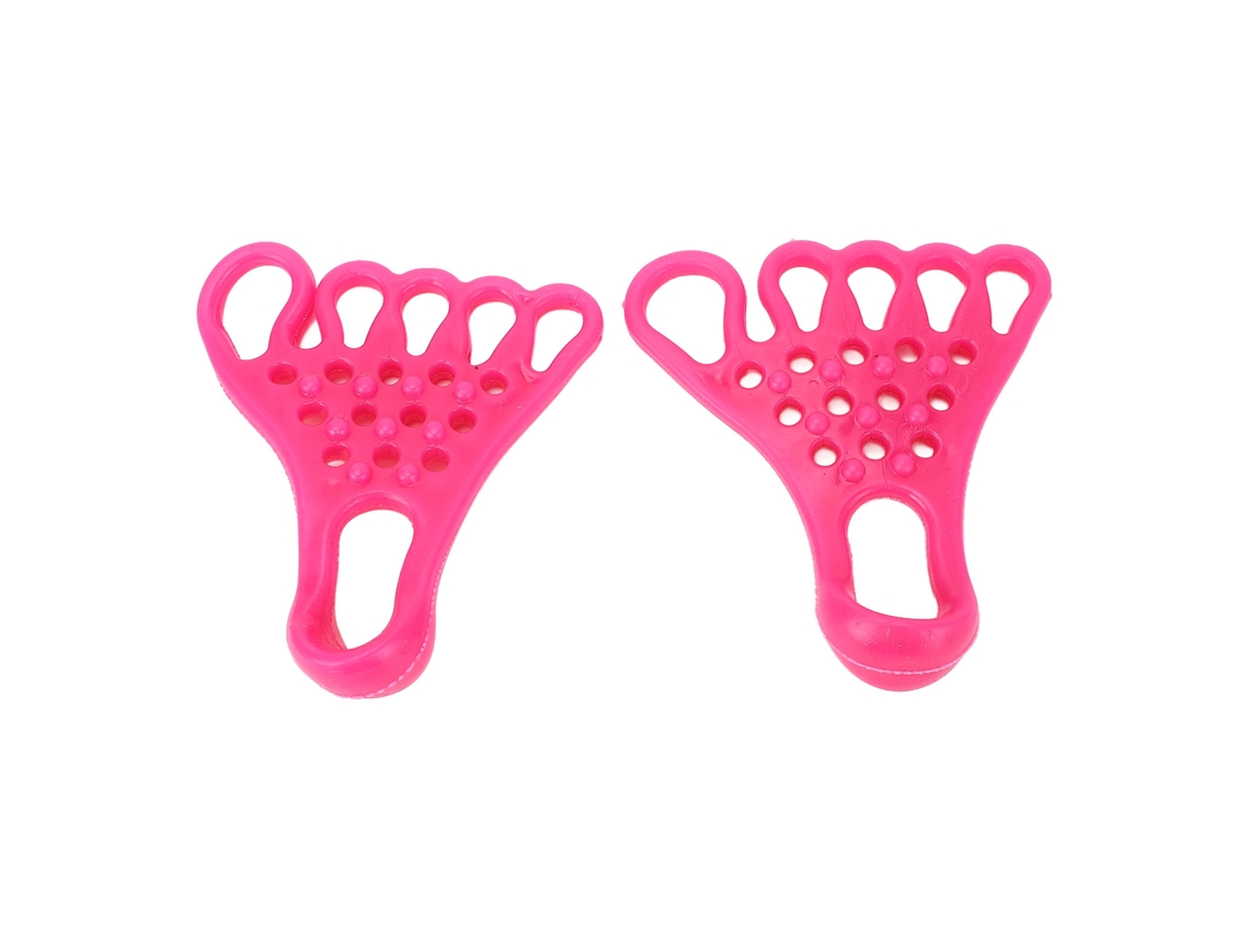 2026-estirador De Dedos Del Pie Tpr Para Relajación Muscular Separador De Pies Masaje Fitness Valgo Rojo Rosa