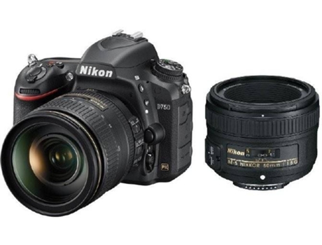 Kit Cámara Réflex NIKON D750 AF-S 24-120MM F4G ED VR + AF-S 50mm F1.8G