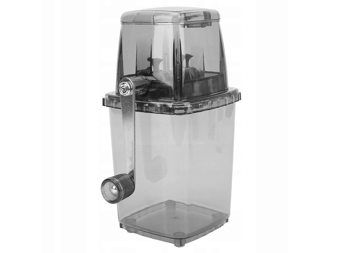 Trituradora de hielo manual Rosewell con cuchillas de acero inoxidable