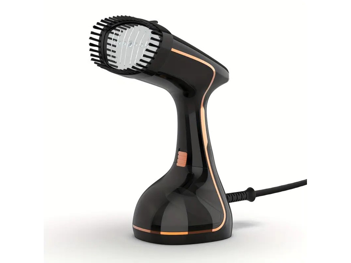 Vaporizador De Ropa De Mano 1800w, Cepillo De Vapor Vertical De 3 Velocidades (negro) Chrui