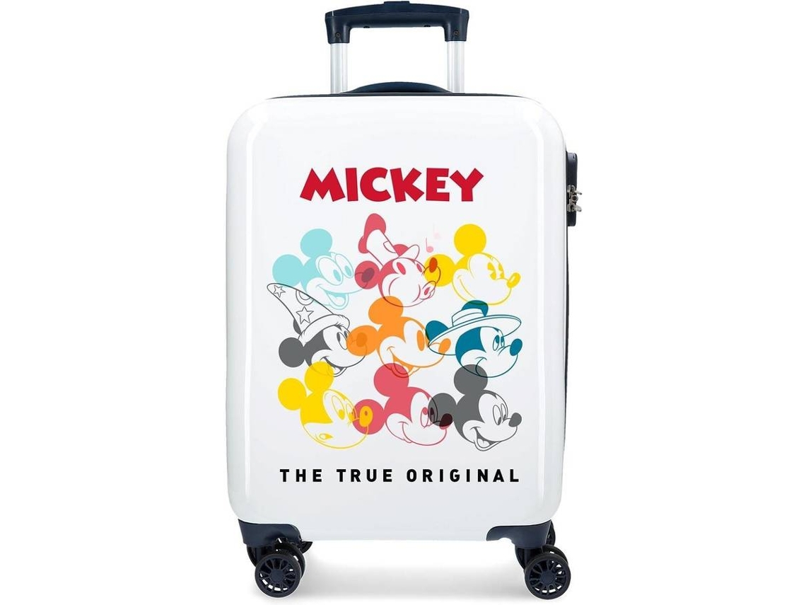 Maleta De Cabina Disney Mickey & Minnie Magic Blanco (55x37x20cm - 34l)