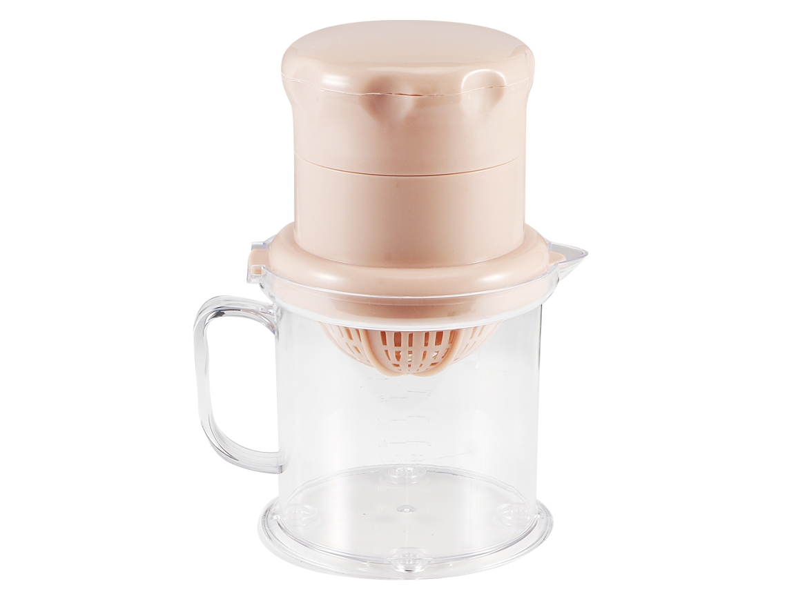 Exprimidor manual portátil de 3 piezas para limón y naranja, herramienta de cocina