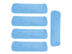5 Toallas De Microfibra Para Limpieza De Tendederos Universales, 14 X 41 Cm. Almohadilla De Limpieza De Repuesto.