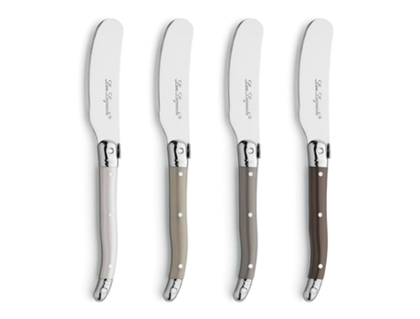 Amefa Tradition - Set De 4 Cuchillos Para Untar En Acero Inoxidable Diseño Lou Laguiole