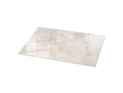 Tablero de mesa rectangular Espelharte (100x50 cm - Textura de mármol - Crema)