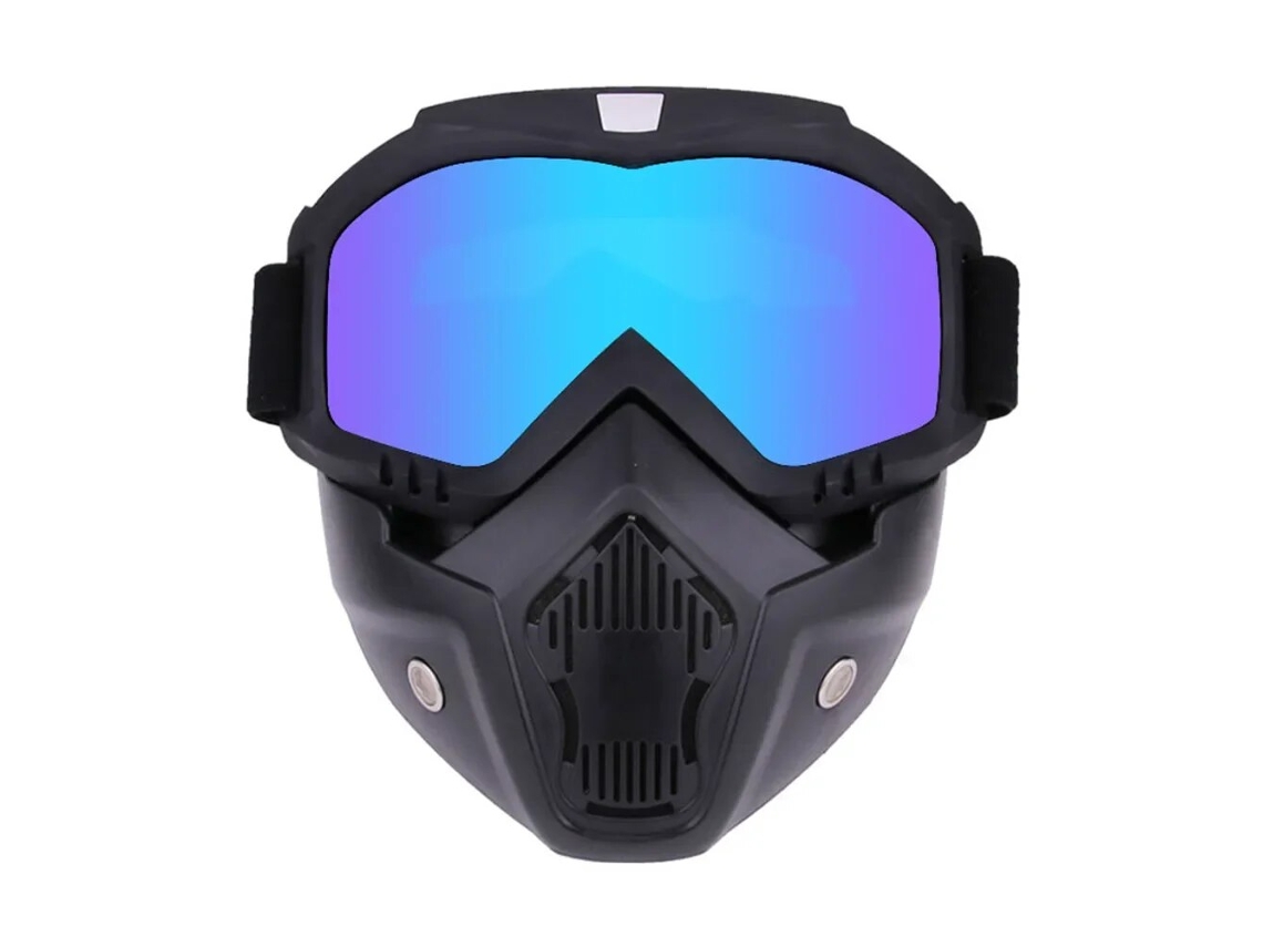 Gafas de ciclismo MDUG con protección UV, resistentes al viento y montura de TPU (azul)