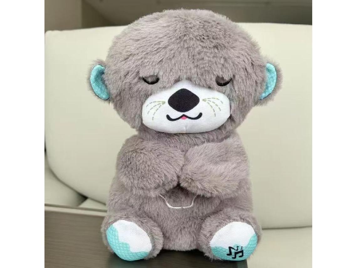 Lontra De Dormir - Pelúcia Musical Com Movimentos, Sons E Luzes Relaxantes. Ótimo Presente Para Bebês A Partir De 0 Meses.