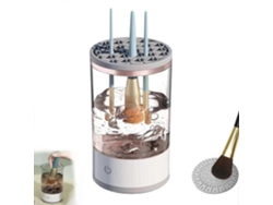 Limpiador automático de brochas de maquillaje para una limpieza profunda, eléctrica y eficiente. Rosewell