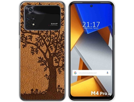 Carcasa para Xiaomi Poco M4 Pro 4G TUMUNDOSMARTPHONE Dibujos Cuero 03 Multicolor