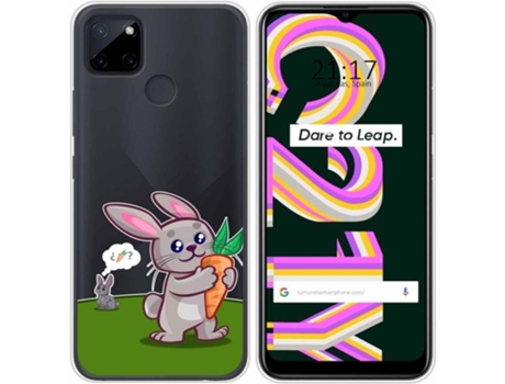 Carcasa Realme C21Y / C25Y TUMUNDOSMARTPHONE Conejo Multicolor