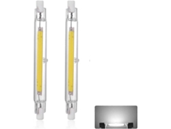 Rebe-bombilla Led R7s 189mm 30w Blanco Frío 6000k 3000lm Equivalente 300w Halógeno Regulable 360° Para Interiores Exteriores