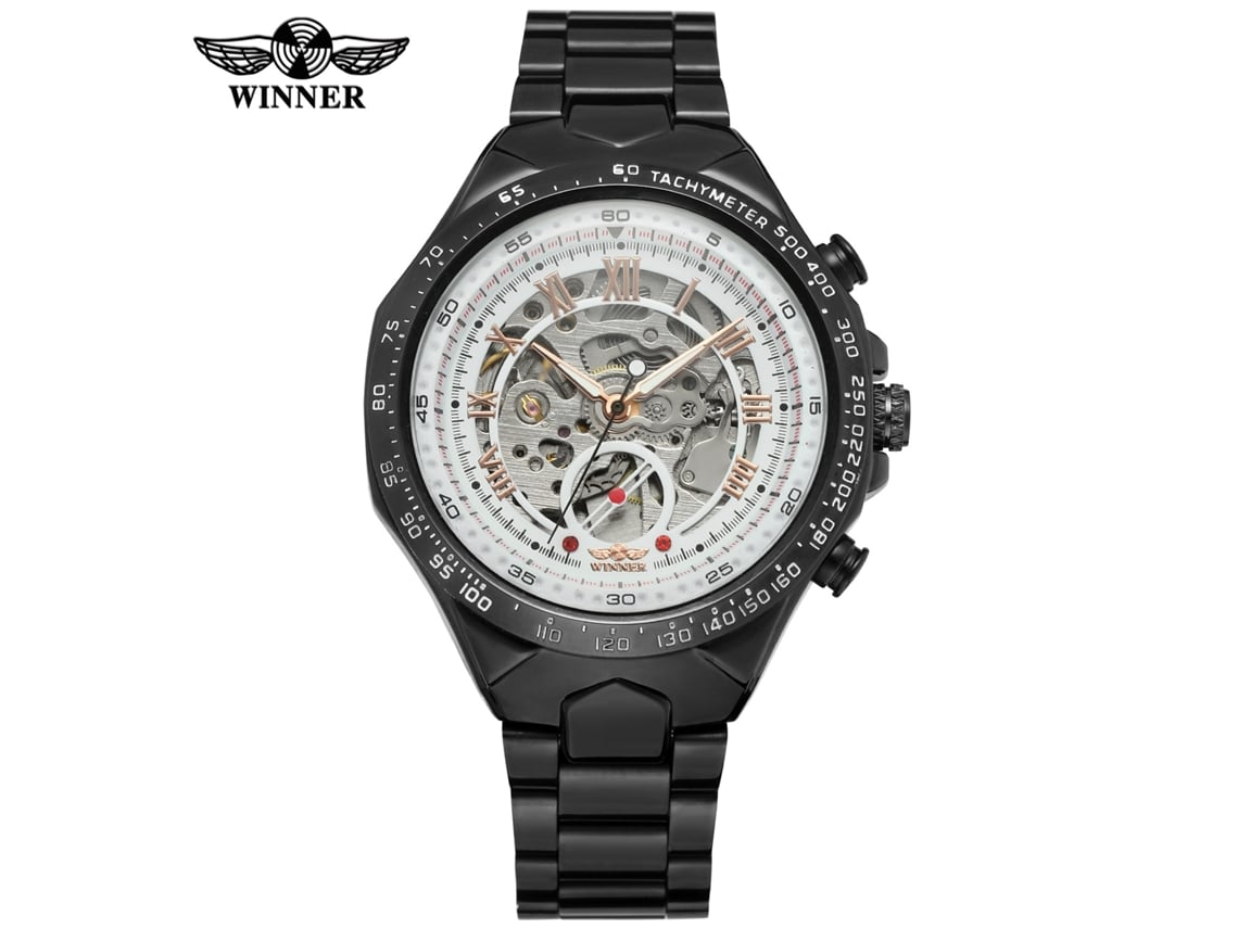 (estilo 6) Reloj Mecánico Esqueleto De Moda Para Hombre, Reloj Automático De Negocios Para Hombre Con Tapa Trasera Transparente