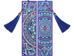 Besportble Kit De Marcapáginas Stobaza Diy Con Diseño De Diamante Azul En Piel Sintética Y Pu 21,00 X 6,00 ...