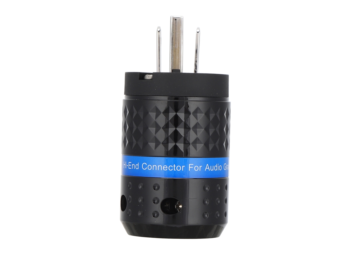 Conector De Alimentación De Audio Monosaudio M102r De Cobre Puro Chapado En Rodio, Enchufe Estadounidense De 100-250 V