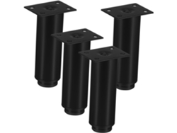 Juego De 4 Patas Ajustables Para Muebles De 10 Pulgadas, Fácil Instalación, Antideslizantes.