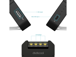 Cargador Solar Portátil 4200 Mah Power Bank Batería Externa Con Linterna Led 4 Luces Negra