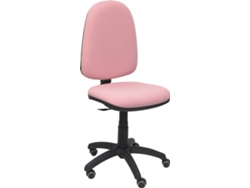 Silla de Escritorio Operativa PYC Ayna Rosa RP con ruedas antiarañazos (Sin Brazos - Tejido)
