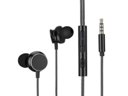 Auriculares Intrauditivos De Metal Cableados De 45° Con Sonido Hifi, Micrófono Y Control Remoto