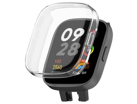 Funda protectora de reloj completamente cerrada de TPU Redmi Watch 3 Lite (transparente)