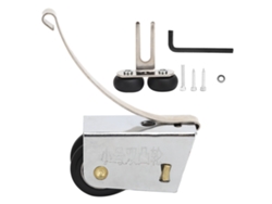 Polea Para Puerta Corredera Con Ruedas, Dos Filas, Superior E Inferior, Herrajes Flexibles.