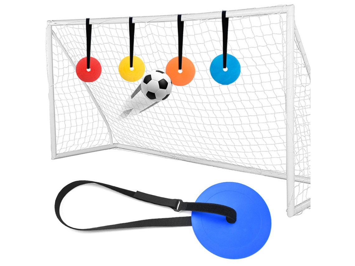 Juego de 4 porterías de fútbol con correas ajustables extralargas. Eifson