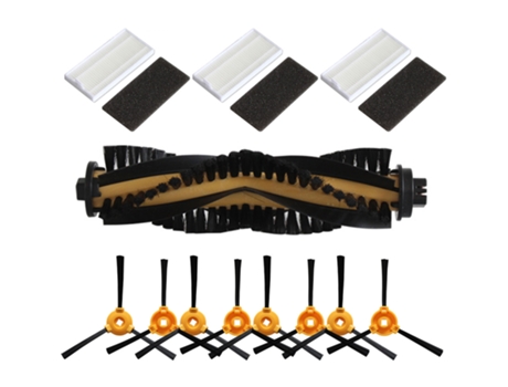 15 unid/set de filtro de Cepillo Lateral de rodillo principal para piezas de limpiador al vacío Conga 1190, accesorio de repuesto para aspiradora