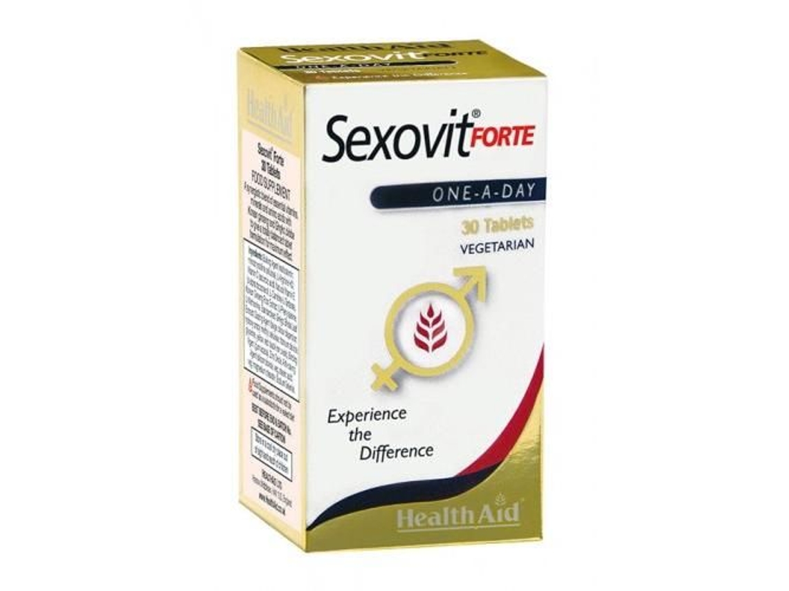 Complemento Alimentar HEALTH AID Sexovit Forte 30 Tabs (30 Comprimidos)