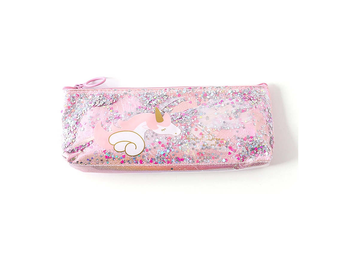 TRUYUETY Estuche Escolar Bonito con Alas, Funda para Lápices, Neceser de Suministros Escolares