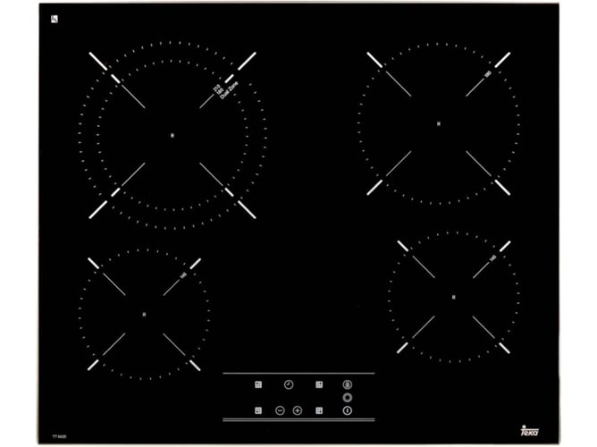 Placa de Vitrocerámica TEKA TT 6420 (Eléctrica - 60.5 cm - Negro)