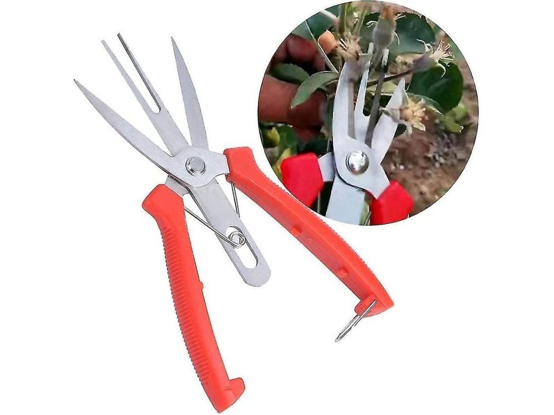 Tijeras De Podar De Acero Inoxidable Para Manzanos, Melocotoneros Y Árboles Florales, Con Mango Ergonómico.