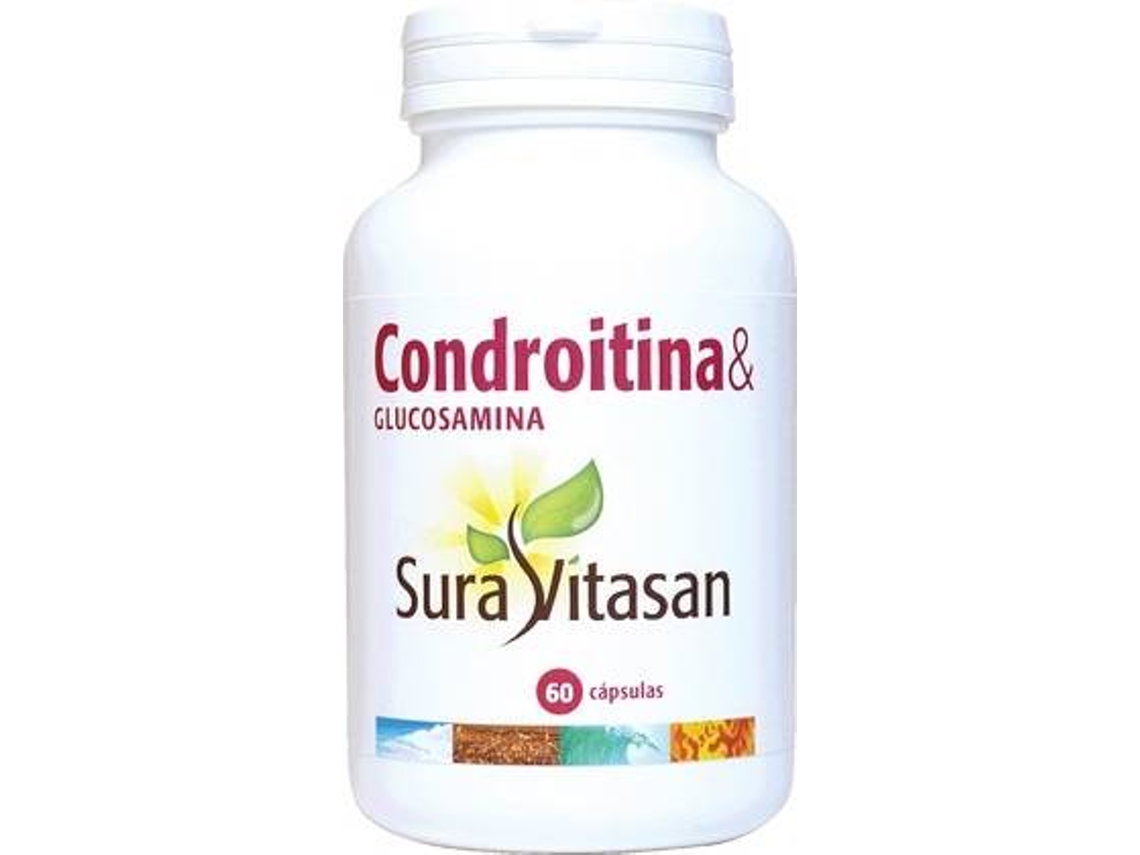 Complemento Alimentar SURA VITASAN Condroitina Glucosamina (60 Cápsulas)