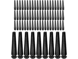 Clavijas De Metal Negro Para Cribbage De 2,5 Cm, Paquete De 100 Clavijas Para Juego De Cartas De Puntuación.