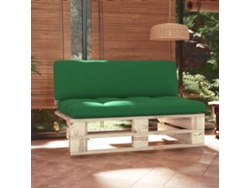 Sofá Central De Palets Para Jardín | Sofá De Exterior Madera Pino Impregnada Wsd413359