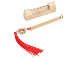 Candado De Estilo Antiguo Con Separación De 5 Cm, Cerradura Horizontal Con Llave Para Joyero, Caja De Madera O Puerta