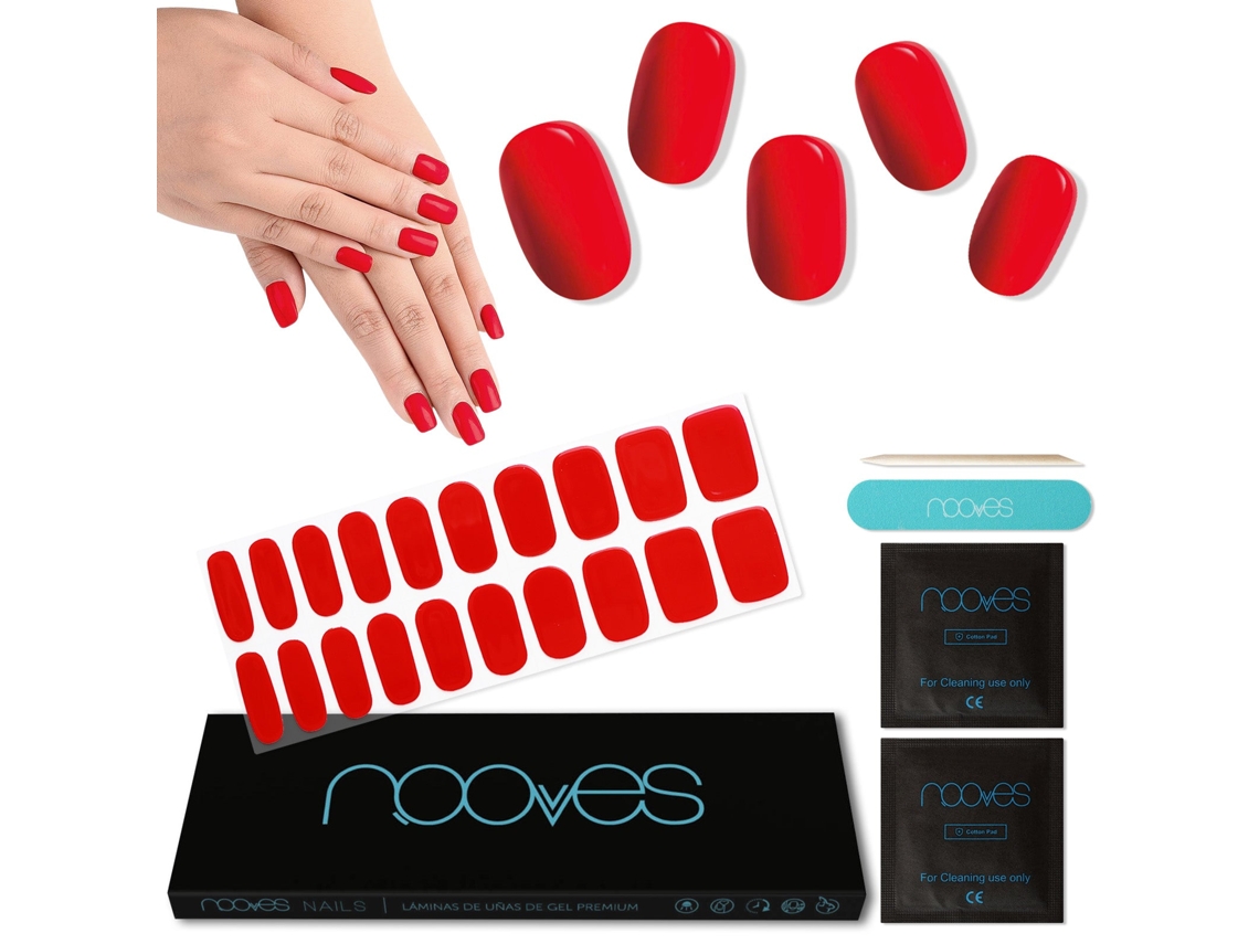 Láminas de Gel NOOVES Crimson Red
