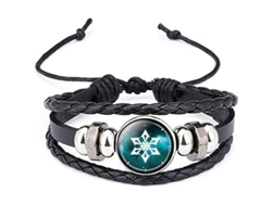 Pulsera Luminosa Ajustable De Genshin Impact, Elementos: Fuego, Hielo, Viento, Hierba, Roca, Trueno, Agua, Ojo De Dios, Piedra Del Tiempo