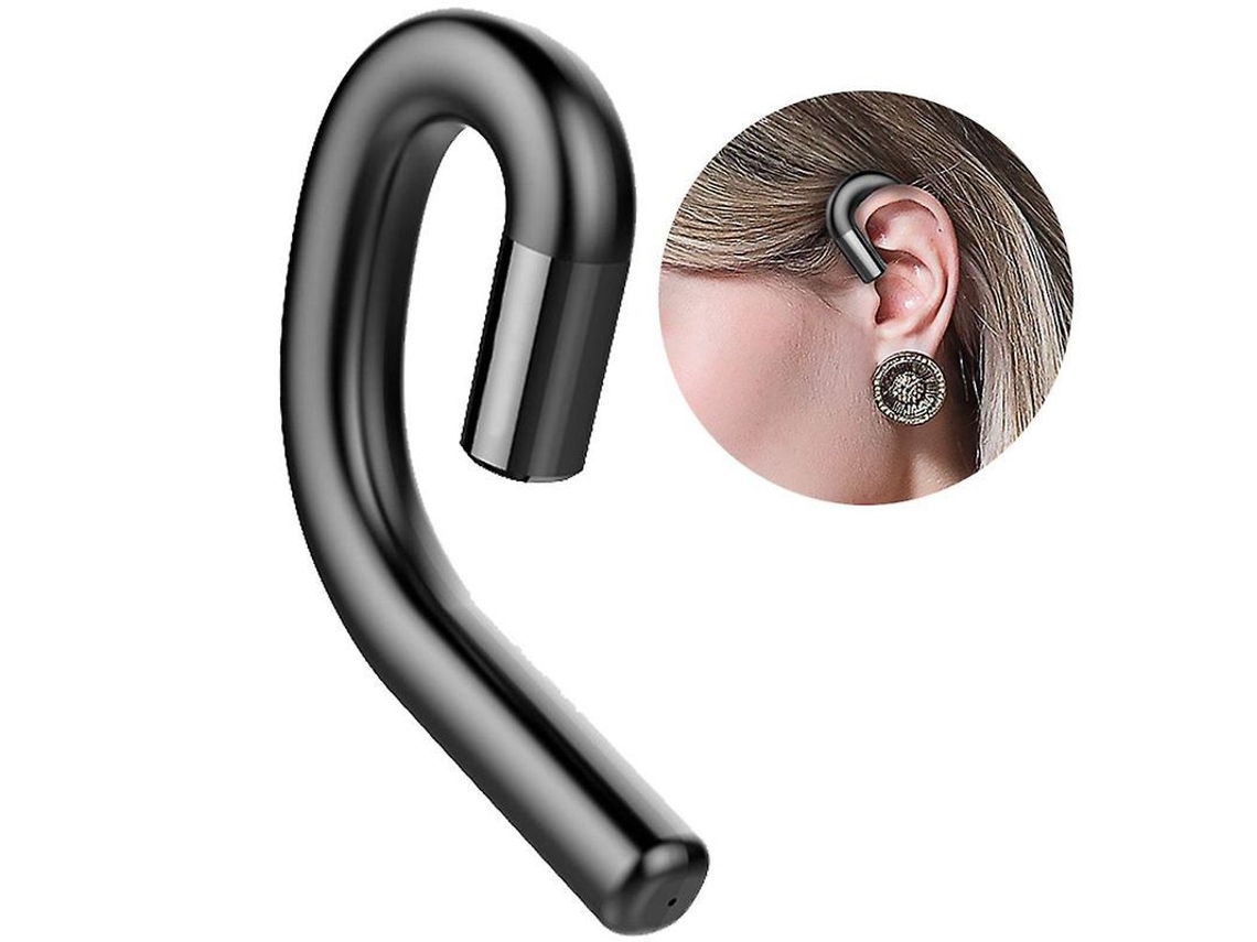 Auriculares Inalámbricos Bluetooth Con Micrófono, Diseño Con Gancho Para La Oreja, Color Blanco.