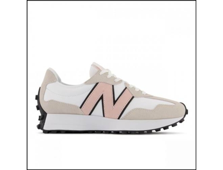 Zapatillas Deportivas NEW BALANCE 327 (Blanco, Beige, Rosa - Material Sintético, Gamuza- 36)