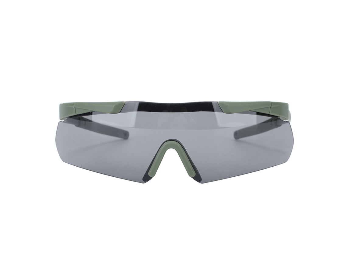 Gafas Deportivas Unisex Con Lentes Intercambiables, Resistentes Al Viento Y Estuche Rígido, Color Verde Od