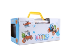Ats-juguete Educatsivo De Bloques De Construcción Con Tornillos Y Tuercas, Coche De Bloques Montado Por Uno Mismo Para Niños Diy