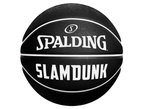 SPALDING Balón de Baloncesto Slam Dunk (Negro)