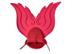 Aletas de sirena, ajuste cómodo, diseño duradero, rojas OEM