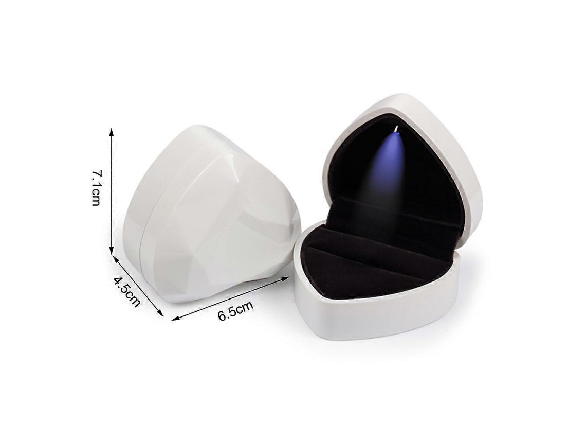 Caja de cuero para correa de reloj con tapa de cristal para guardar joyas, color negro, Hengjian