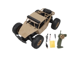 Carro de controle remoto 1:16 off-road com carroceria League Shell, Faróis, sistema 2.4G e bateria inclusos.